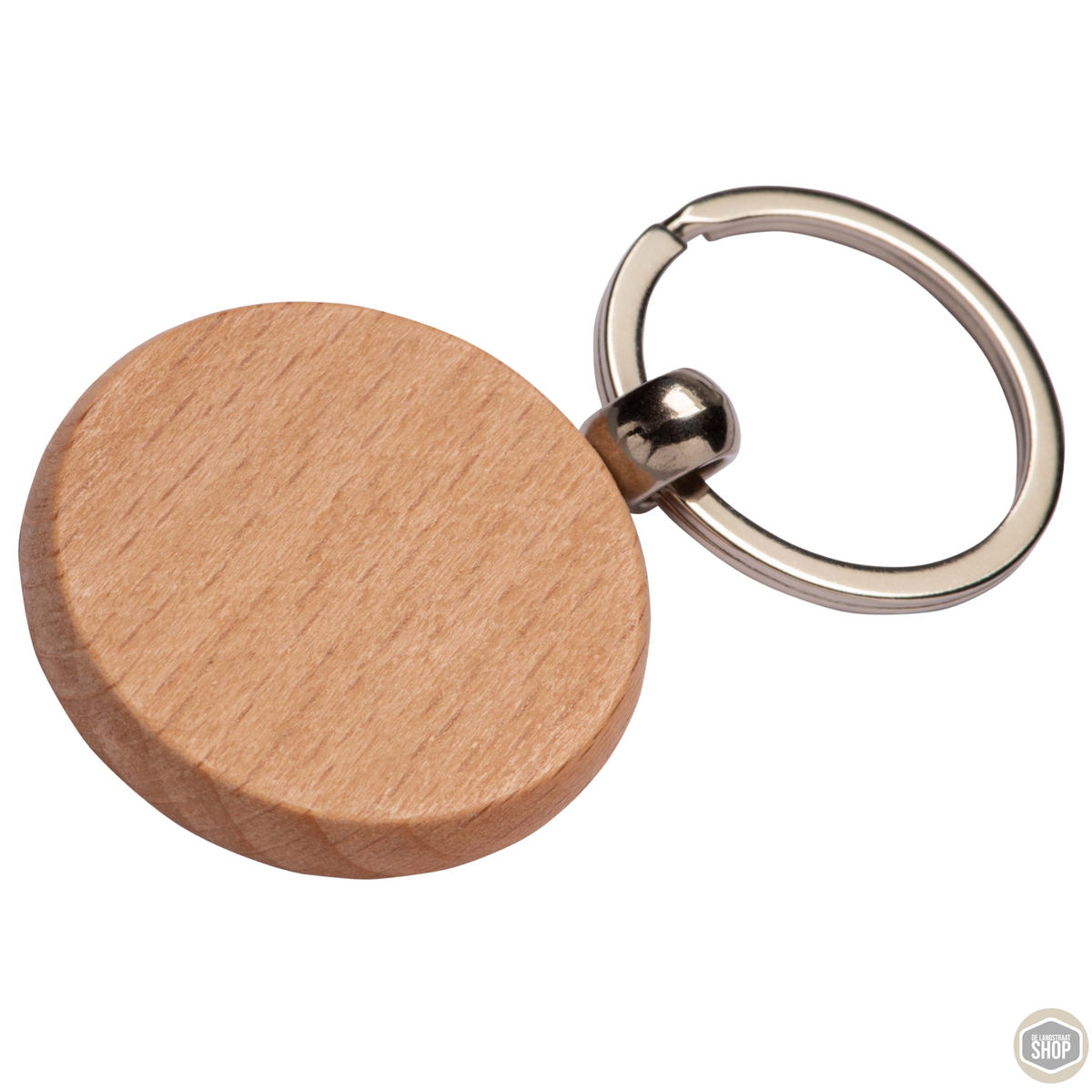 Houten sleutelhanger, klaverblad, gepersonaliseerde klaverblad
