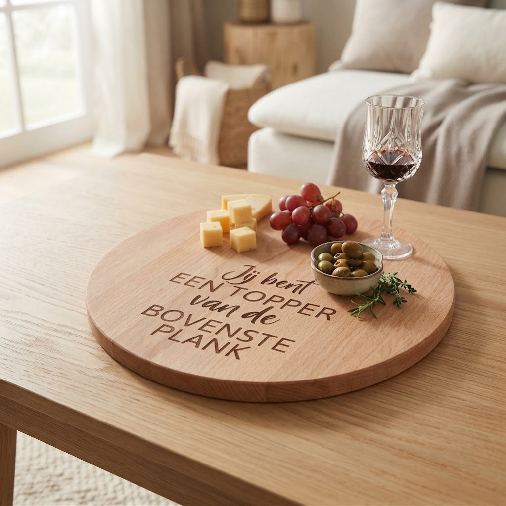 Gegraveerde houten borrelplanken voor elke gelegenheid