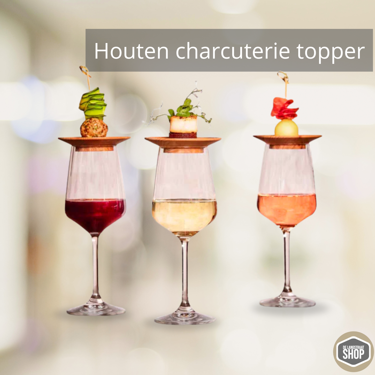 Houten charcuterie toppers & amuse plankjes – stijlvol en gepersonaliseerd
