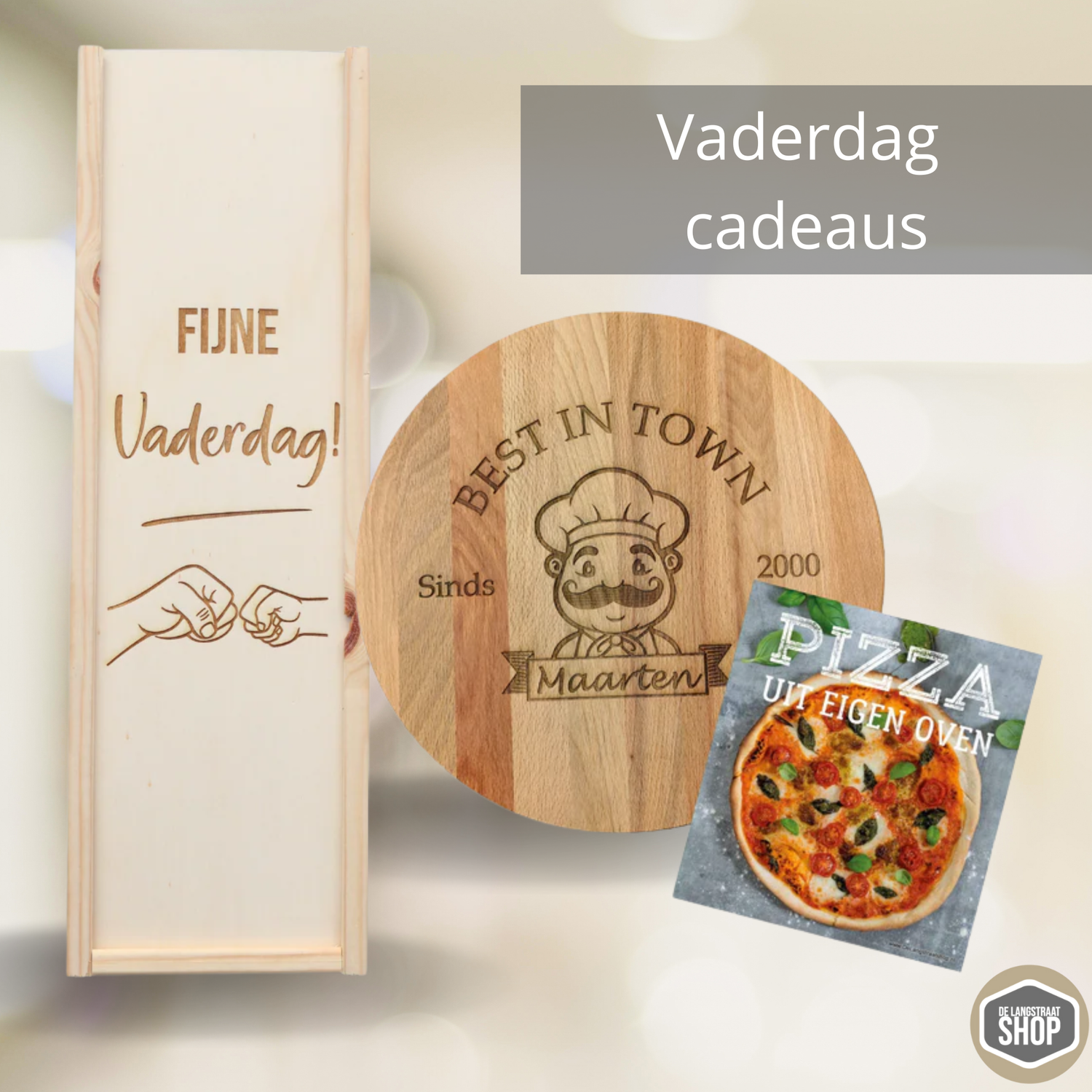 Vaderdag cadeaus met persoonlijke gravure