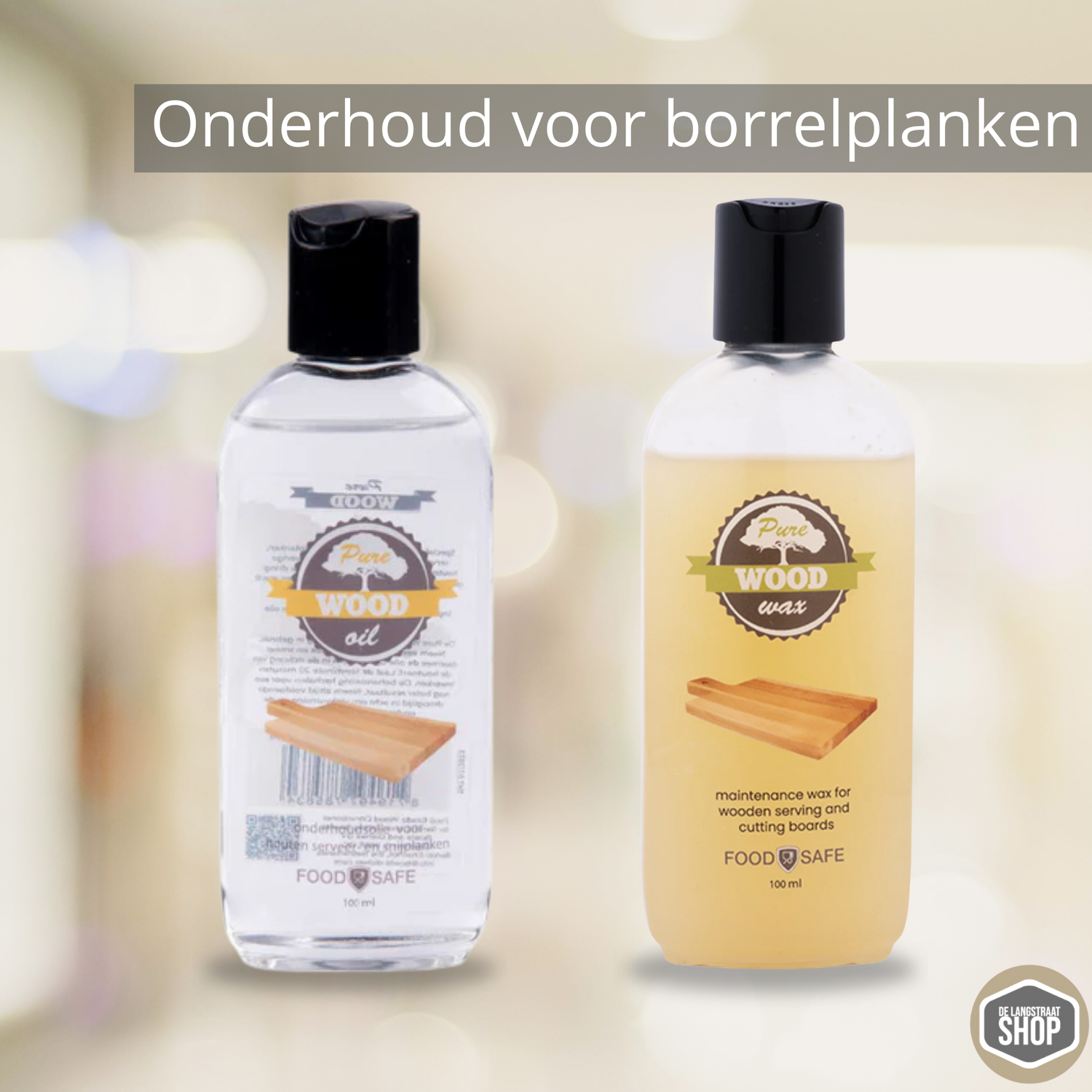 Olie en wax voor houten borrelplanken – onderhoud en bescherming van het hout