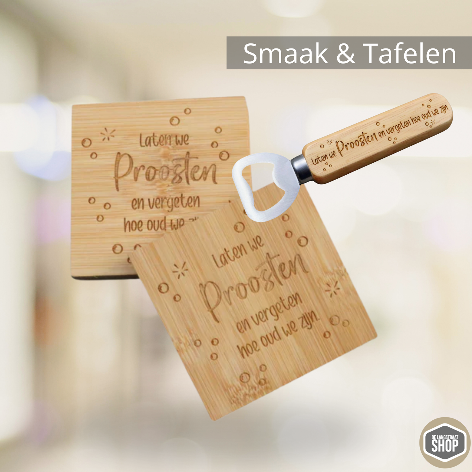 Wijnkisten, kookboeken, onderzetters en accessoires voor smaakvolle tafelmomenten