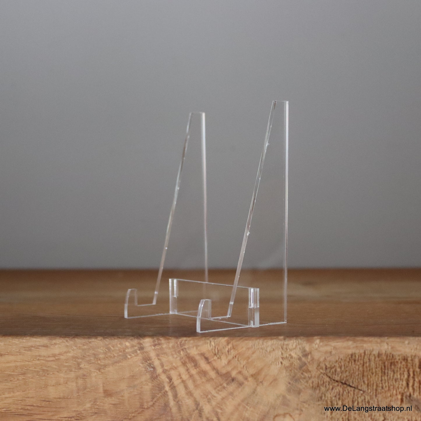 Transparante plexiglas tegelhouder voor het presenteren van decoratieve tegeltjes