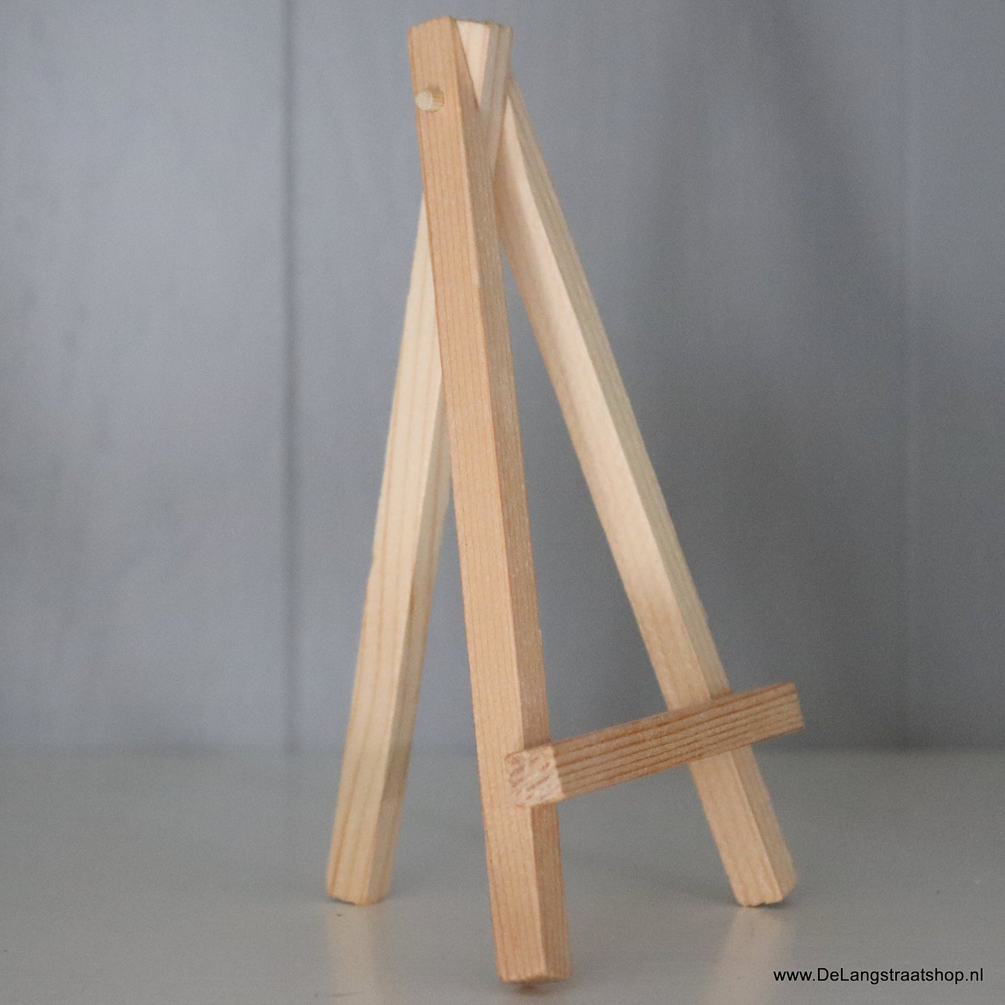 Houten tegelhouder standaard voor decoratieve tegeltjes tot 15 cm