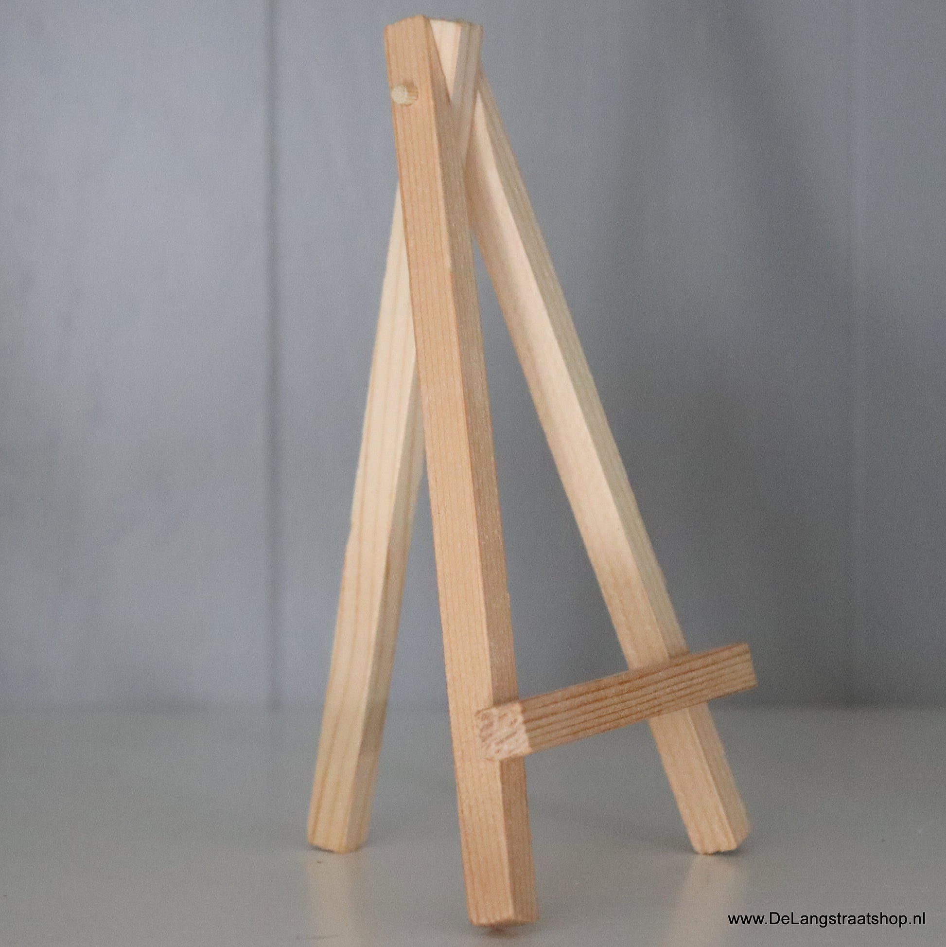 Houten tegelhouder standaard voor decoratieve tegeltjes tot 15 cm