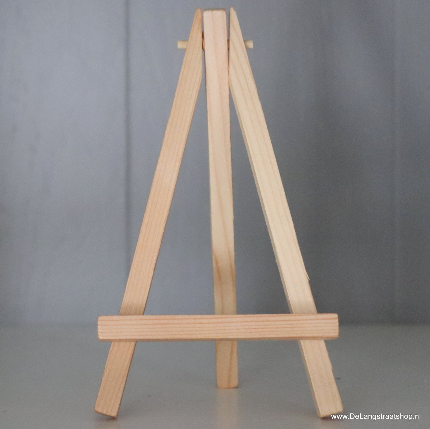 Houten tegelhouder standaard voor decoratieve tegeltjes tot 15 cm