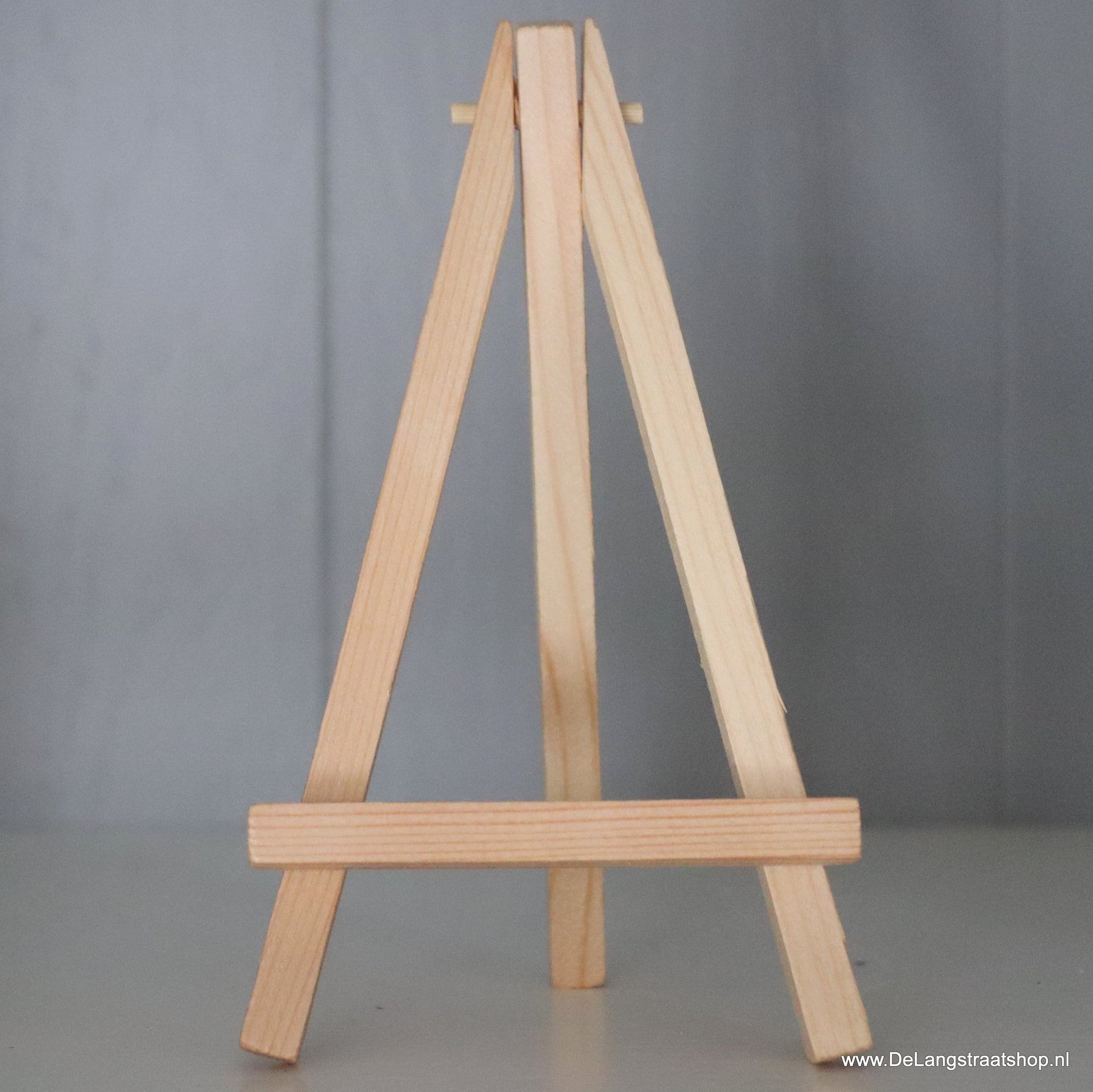 Houten tegelhouder standaard voor decoratieve tegeltjes tot 15 cm