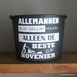 Emmer sticker hovenier | De Langstraatshop