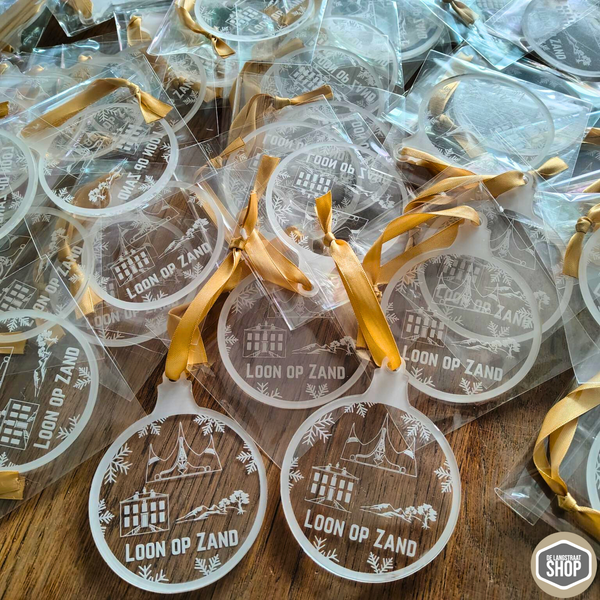 Kerstbal Loon op Zand | De Langstraatshop