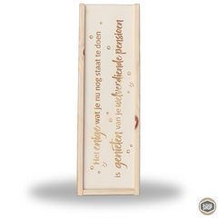 Wijnkist welverdiende pensioen | De Langstraatshop