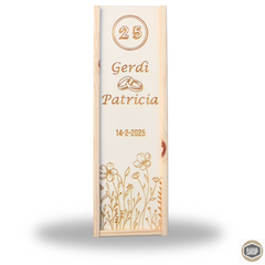 Wijnkist trouwdag jubileum | De Langstraatshop