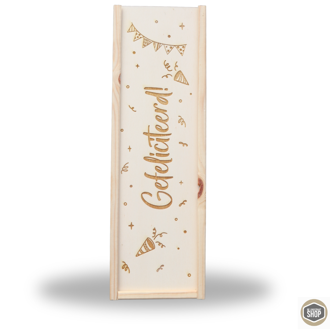 Wijnkist gefeliciteerd | De Langstraatshop