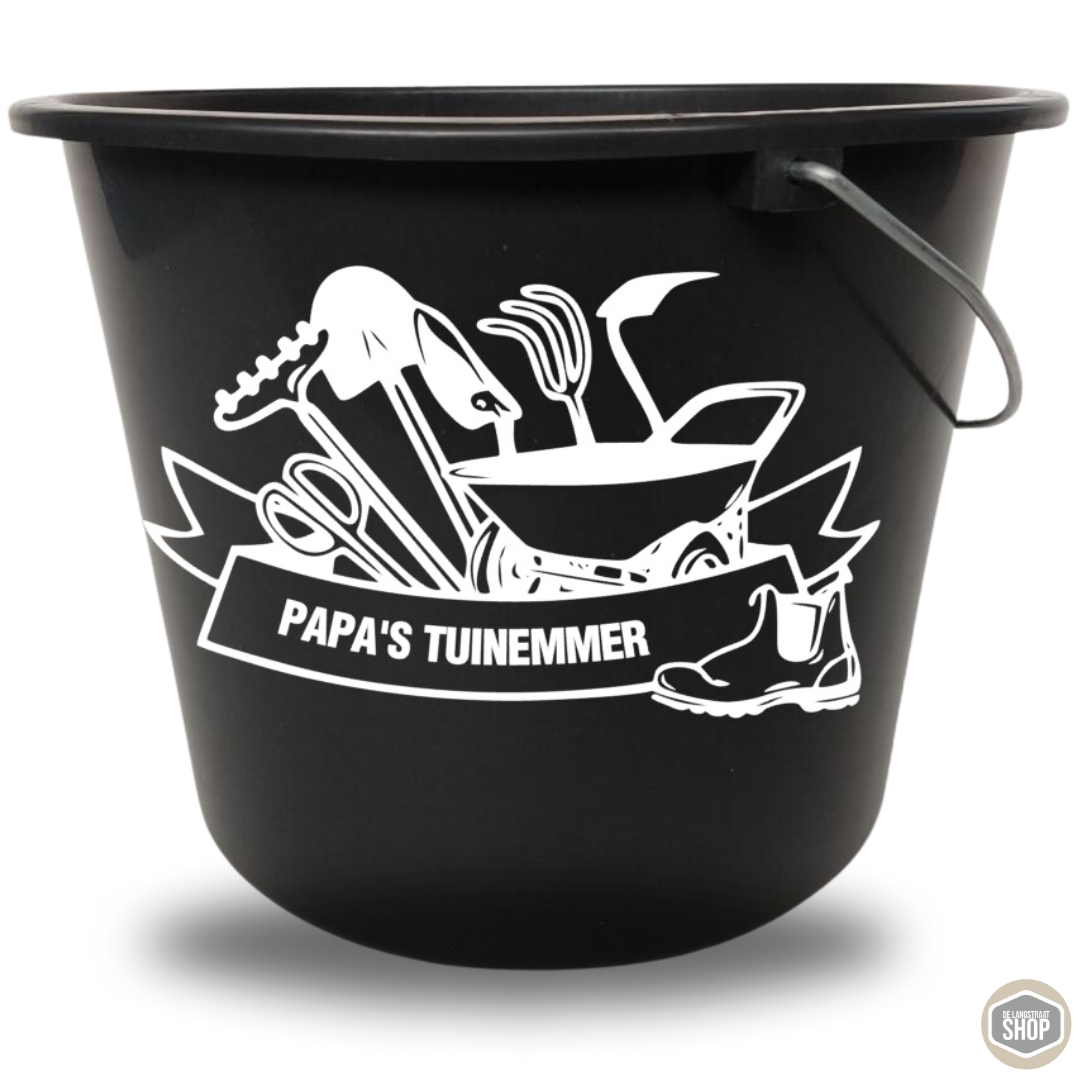 Emmer sticker papa's tuinemmer | De Langstraatshop