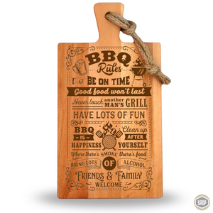 Borrelplank BBQ regels