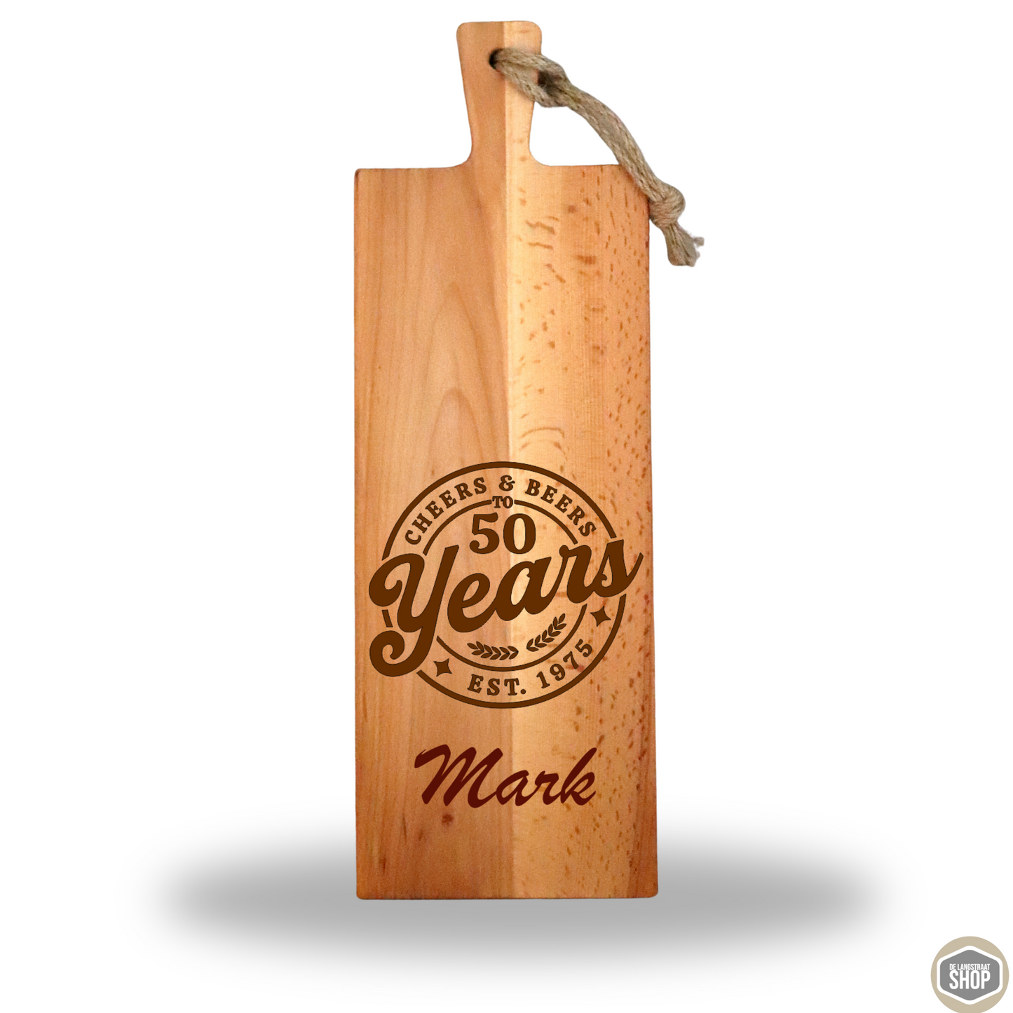 Borrelplank Abraham | Cheers & Beers to 50 Years
