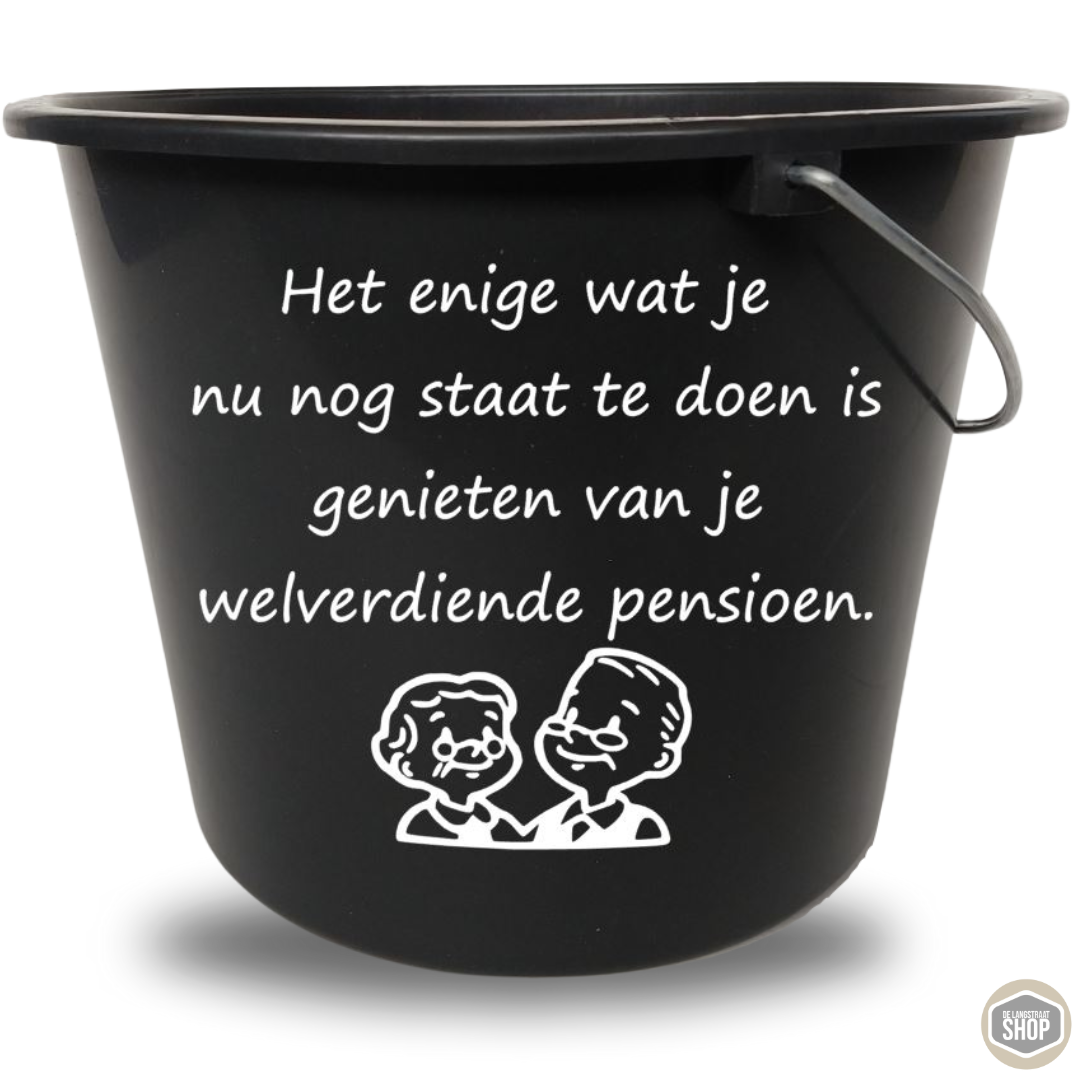 Ememrsticker pensioen | De Langstraatshop