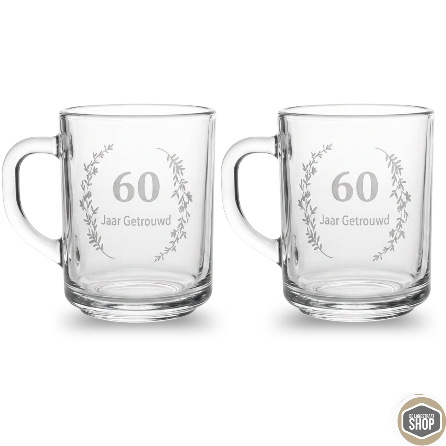 Theeglas trouwjubileum | persoonlijk cadeau