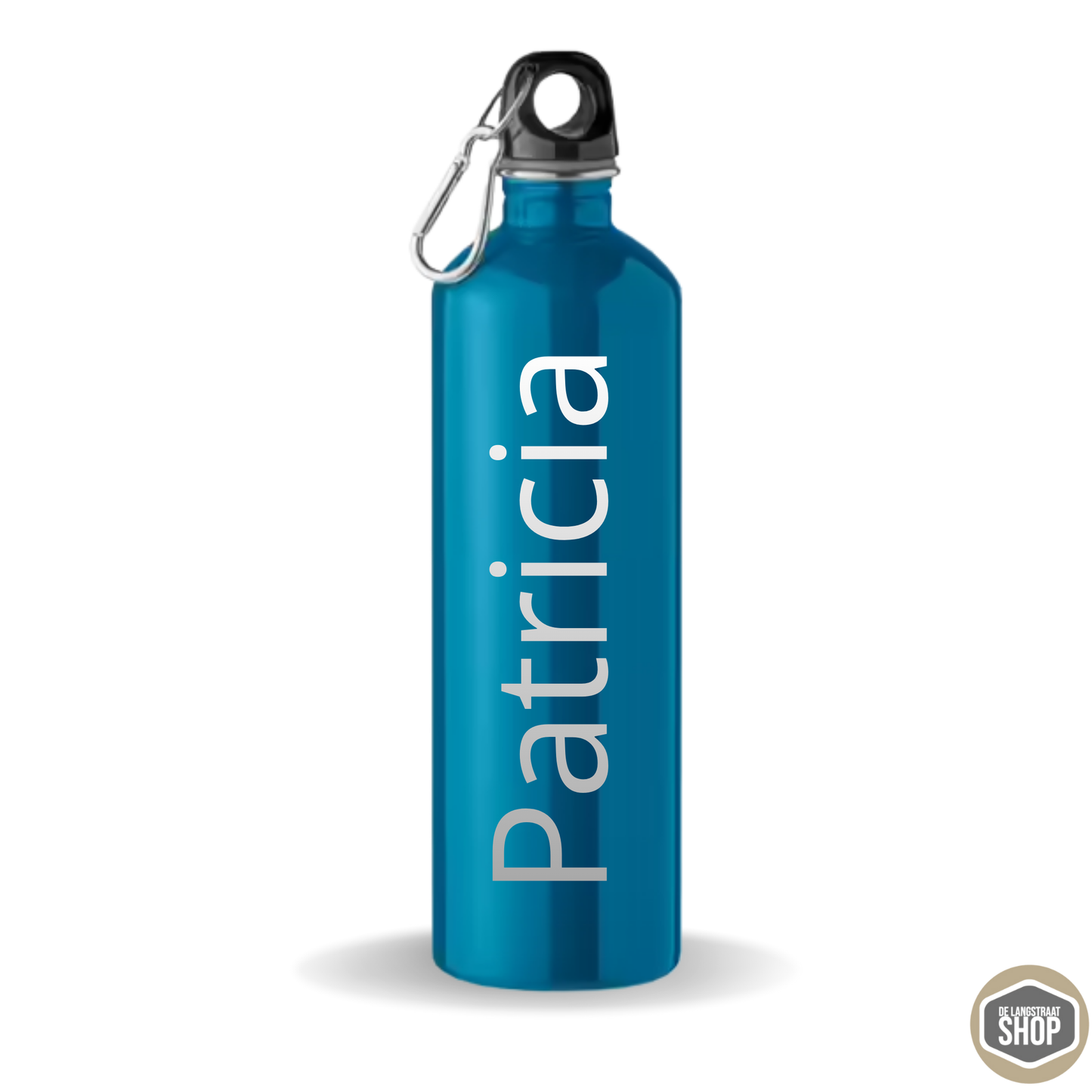 RVS drinkfles met naam 750 ml gegraveerd persoonlijk cadeau