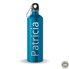 RVS drinkfles met naam 750 ml gegraveerd persoonlijk cadeau