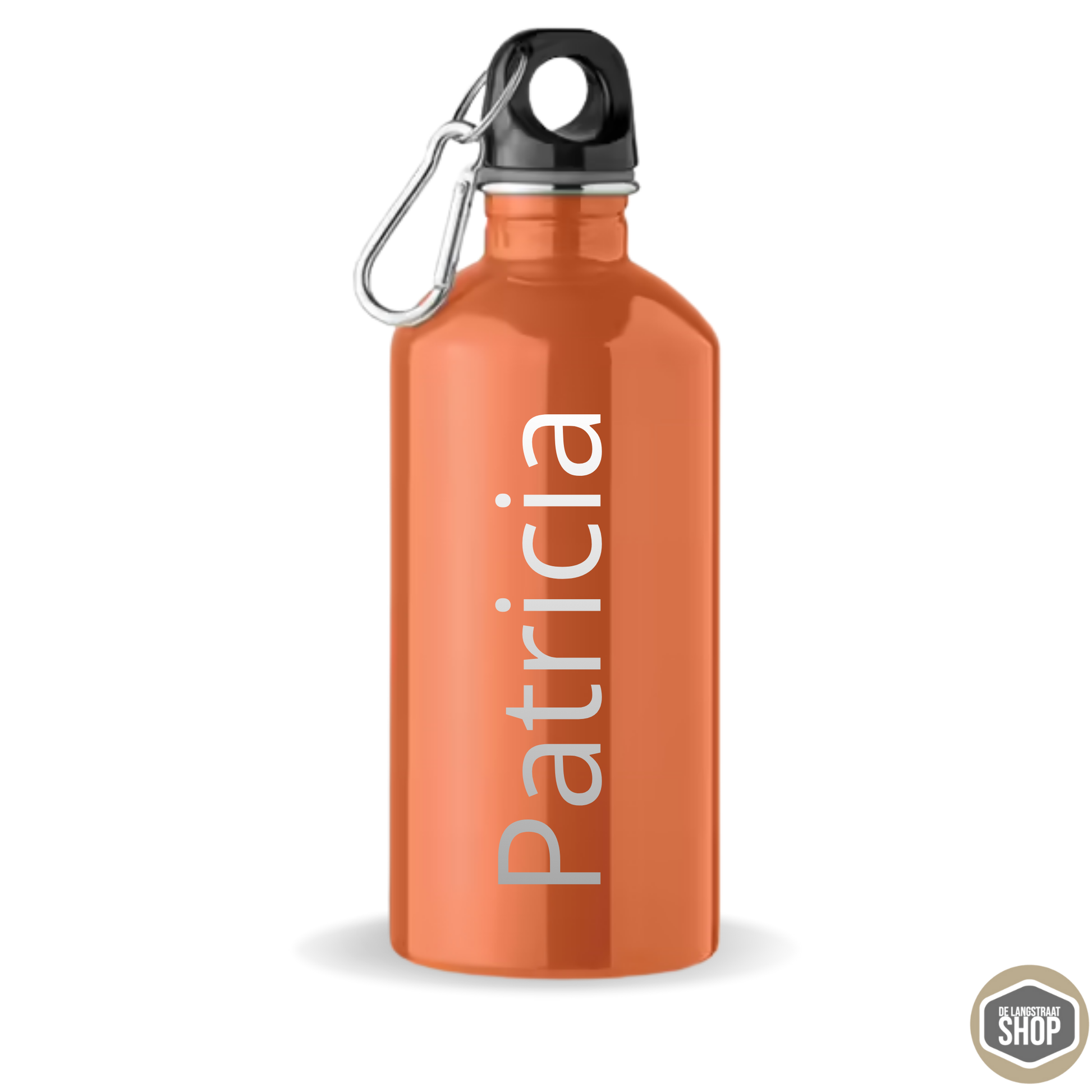 RVS drinkfles met naam 500 ml gegraveerd persoonlijk cadeau