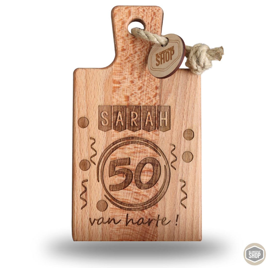 borrelplank Sarah | De Langstraatshop