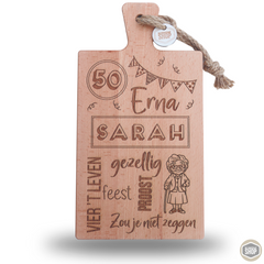 Borrelplank Sarah gezien | De Langstraatshop