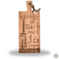borrelplank pensioen | De Langstraatshop