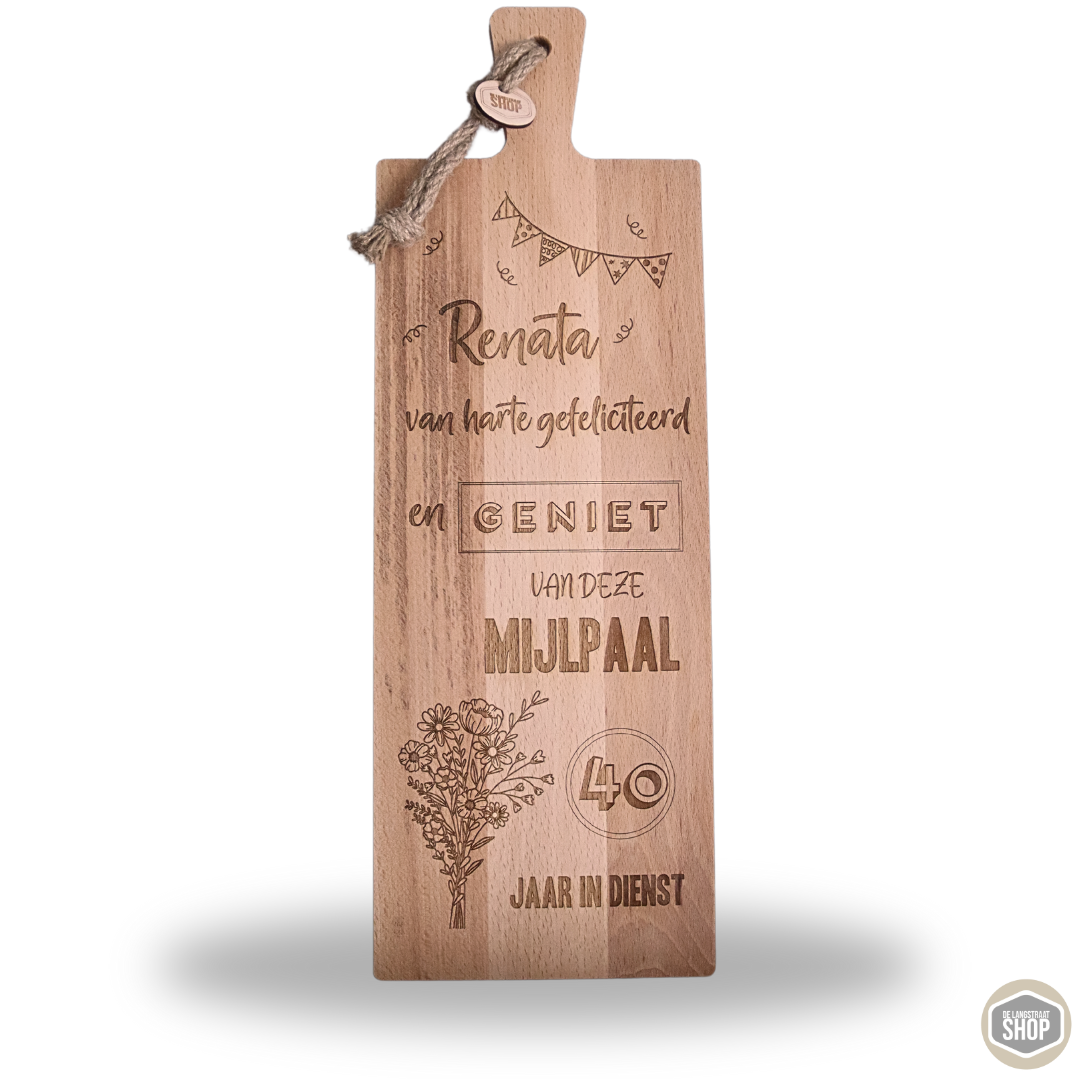 Borrelplank jubileum | De Langstraatshop