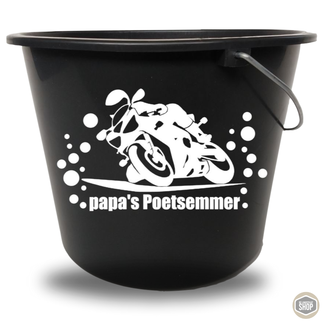 mmer sticker motor op 12 liter emmer voor poetsemmer