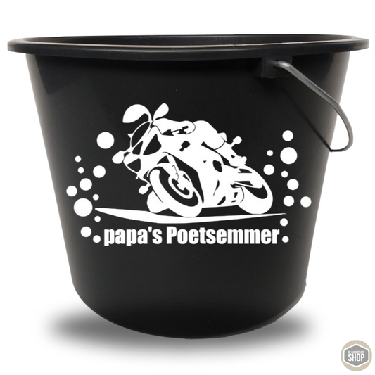 mmer sticker motor op 12 liter emmer voor poetsemmer
