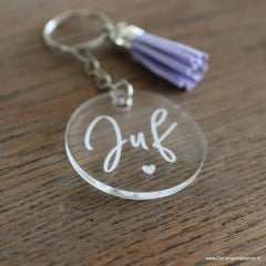 Sleutelhanger juf of meester | De Langstraatshop