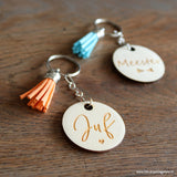 Sleutelhanger juf of meester | De Langstraatshop