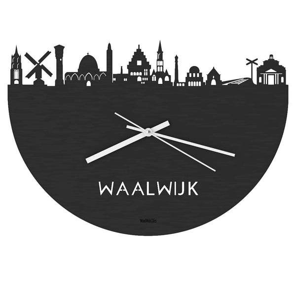 Luxe Skyline Waalwijk klok 40 cm - De LangstraatShop