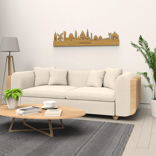 Luxe Skyline Waalwijk 80 cm (wand) - De LangstraatShop