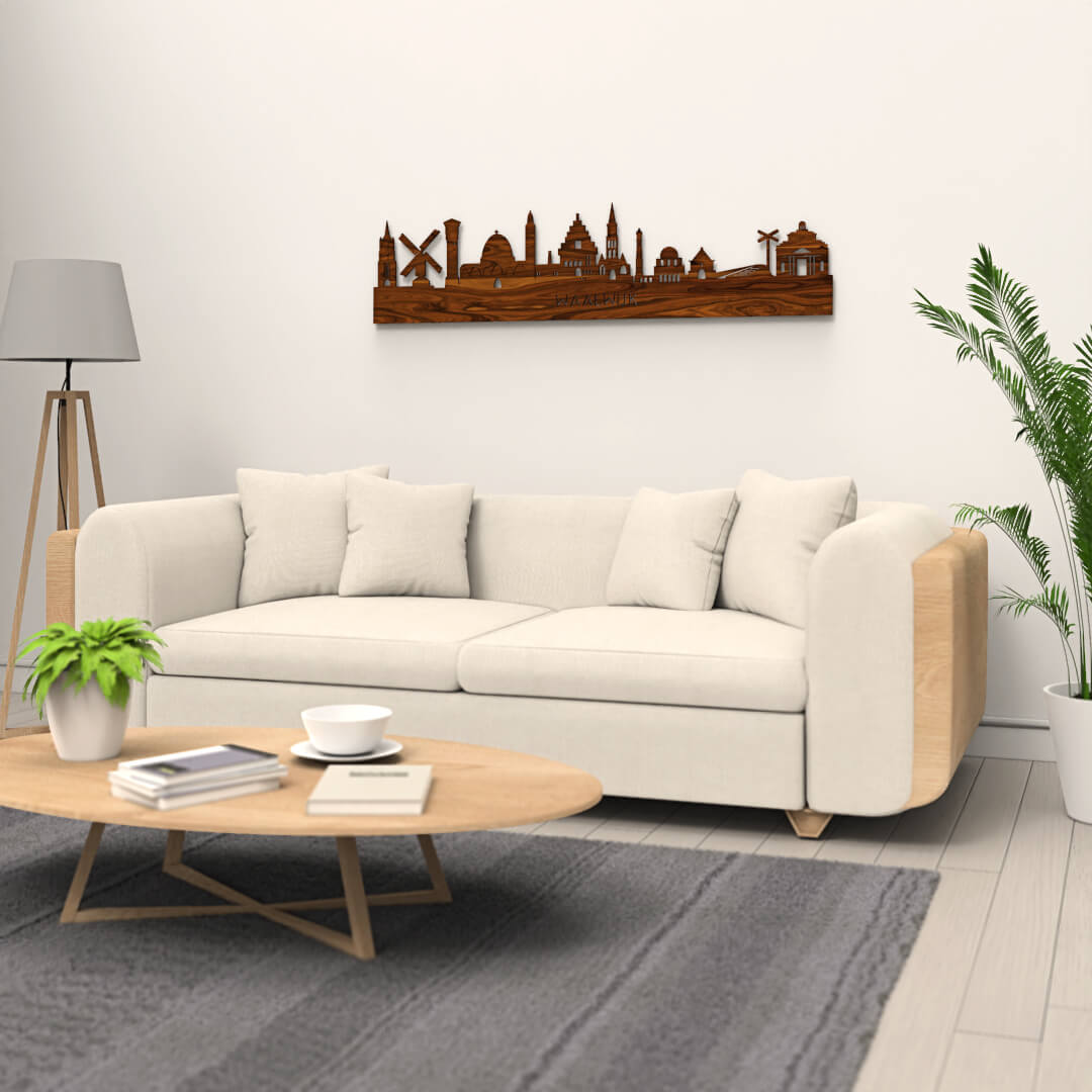 Luxe Skyline Waalwijk 80 cm (wand) - De LangstraatShop