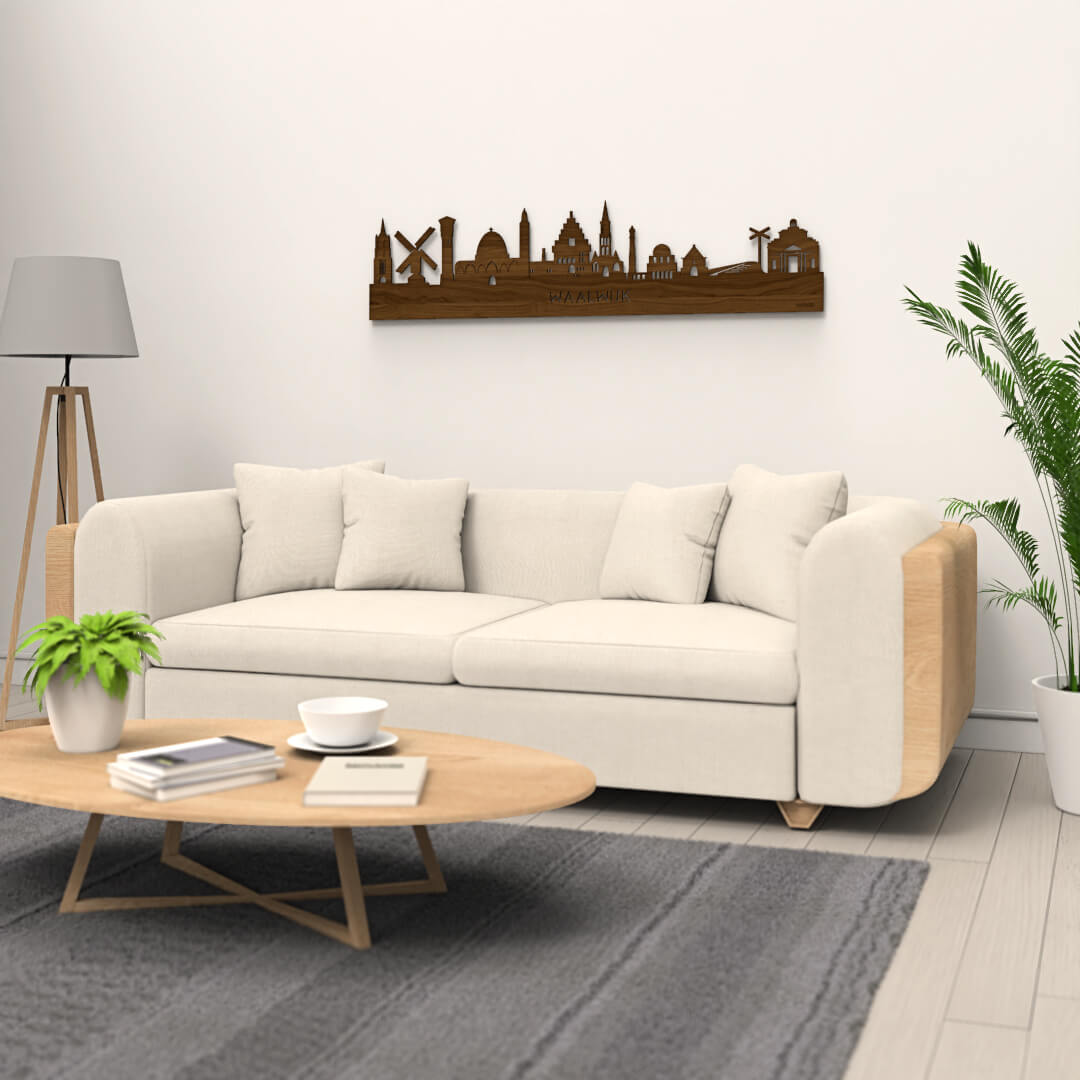 Luxe Skyline Waalwijk 80 cm (wand) - De LangstraatShop
