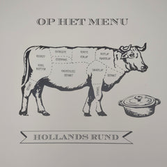Muursticker Hollands rund | De Langstraatshop